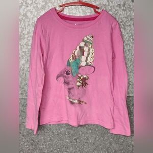 Circo Target Pink Long Sleeve Bunny Rabbit Candy Winter Top Girls 6 - 2013